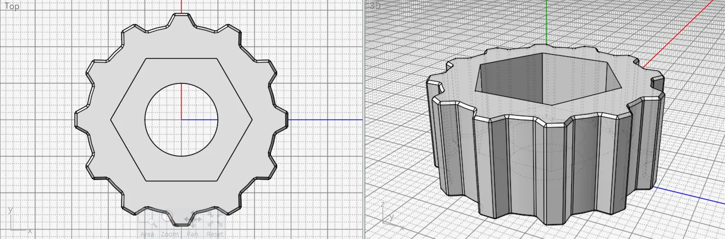 Nút Vặn M10 Dùng Cho Đinh Vít & Đai Ốc - In 3D - Image 2