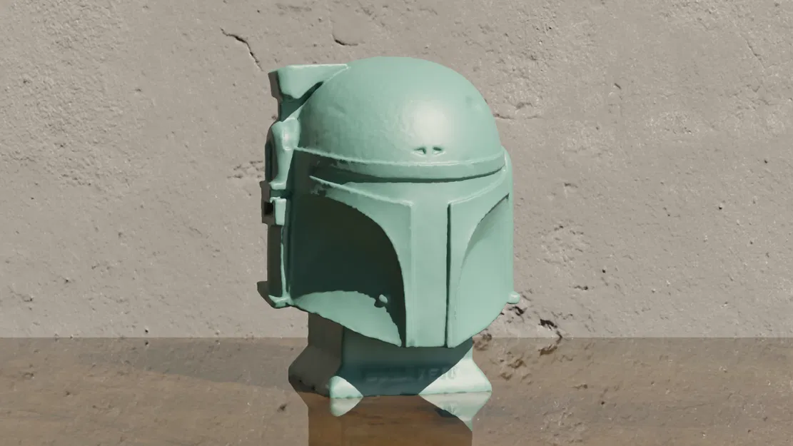 Mô Hình Nón Boba Fett Star Wars - Trang Trí 3D Độc Đáo - Image 1