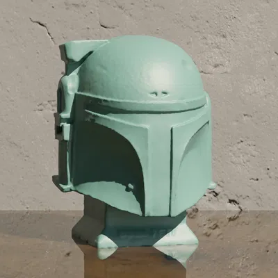 Mô Hình Nón Boba Fett Star Wars - Trang Trí 3D Độc Đáo