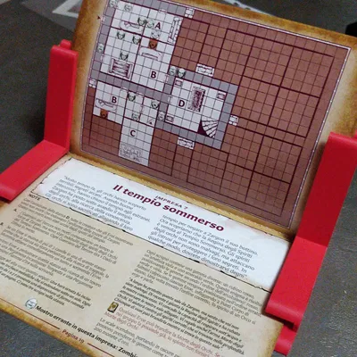 Giá Đỡ Sách Nhiệm Vụ HeroQuest 3D - Phụ Kiện Không Thể Thiếu