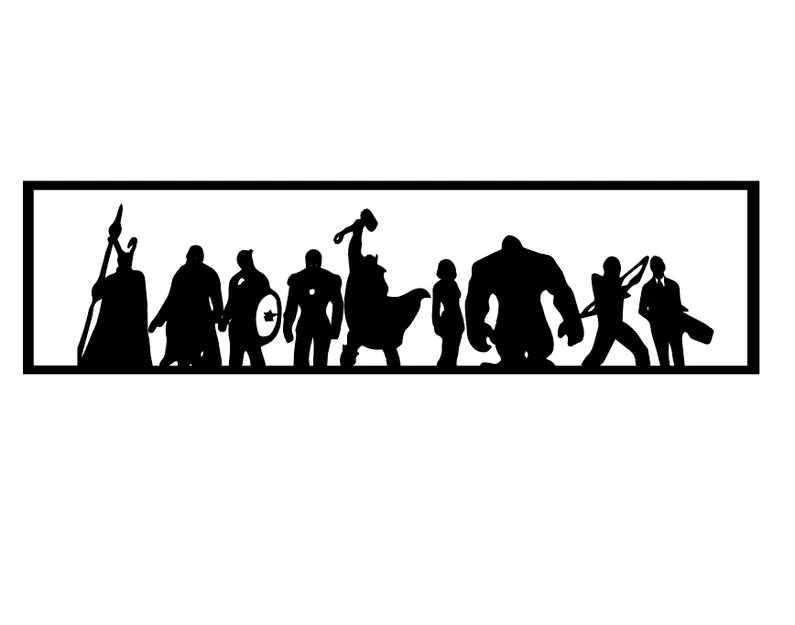 Khung Tranh Biệt Đội Avengers - Trang Trí Độc Đáo Cho Fan Marvel - Image 1