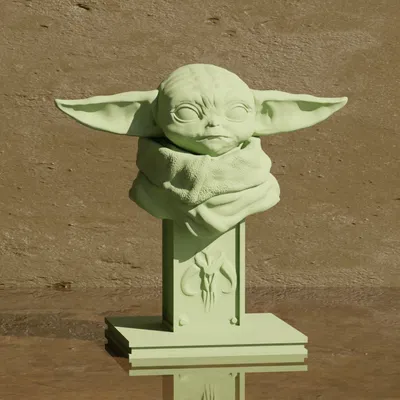 Mô Hình Grogu Baby Yoda Star Wars Trang Trí Nhà Cửa