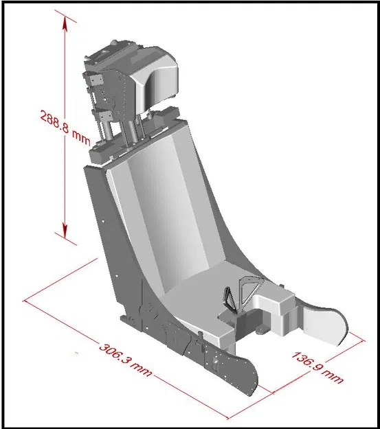 Ghế phóng cho máy bay L-39 Albatros (tỉ lệ 1:3.5) - Image 1