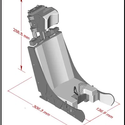 Ghế phóng cho máy bay L-39 Albatros (tỉ lệ 1:3.5)