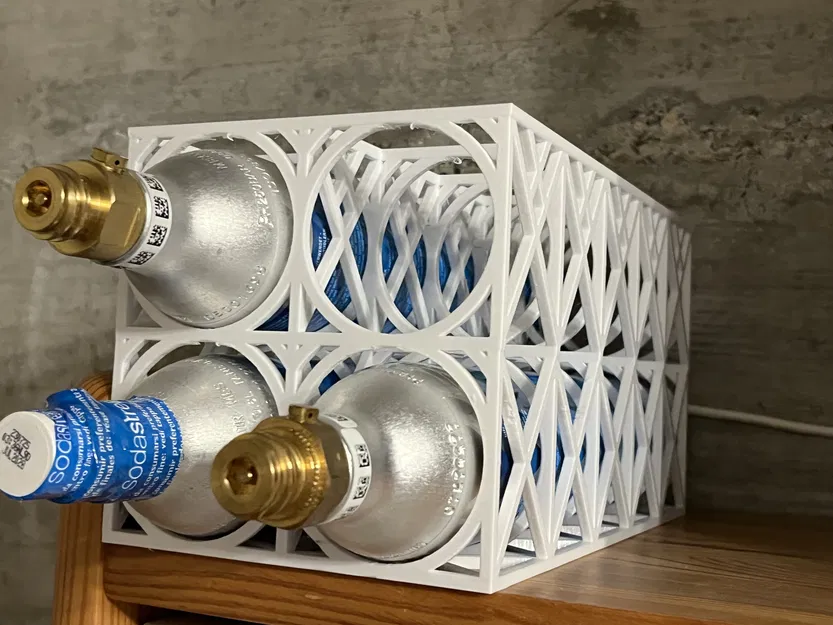 Kệ Đựng 4 Bình Khí SodaStream Bằng In 3D - Image 1