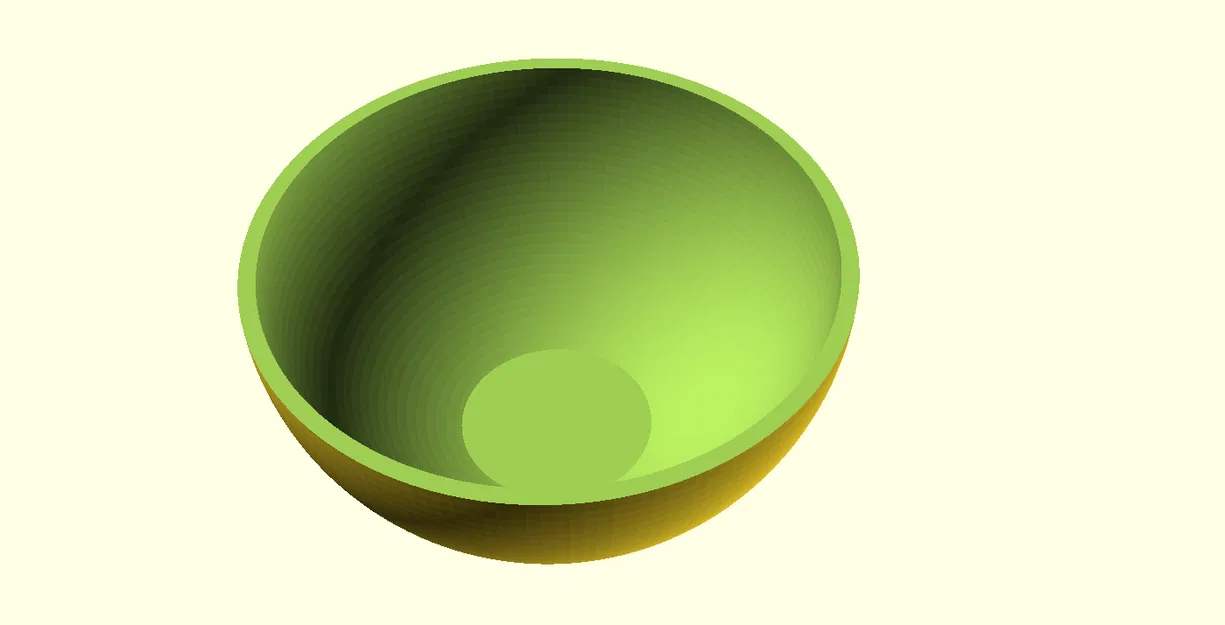 Tô (Bowl) parametric bằng Python & OpenSCAD - Image 1
