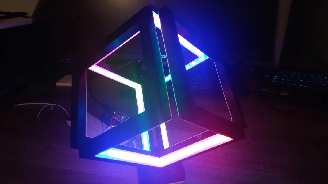 Led Cube | Đèn Infinity Cube LED RGB WS2812B - Image 1