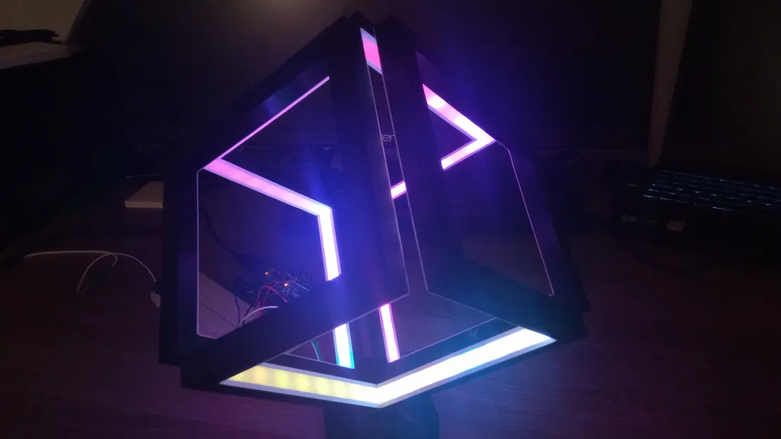 Led Cube | Đèn Infinity Cube LED RGB WS2812B - Image 4