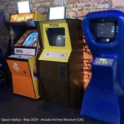 Replica máy Arcade Computer Space 1971 – Cabinet kích thước đầy đủ