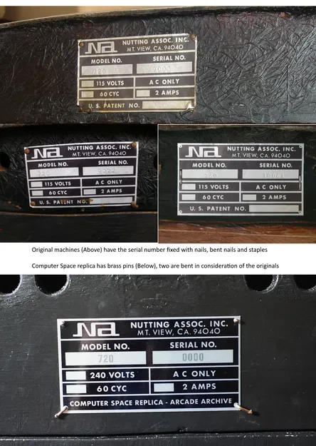 Replica máy Arcade Computer Space 1971 – Cabinet kích thước đầy đủ - Image 15