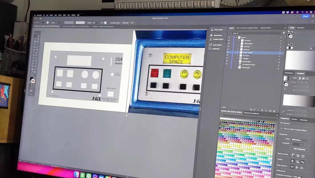 Replica máy Arcade Computer Space 1971 – Cabinet kích thước đầy đủ - Image 22