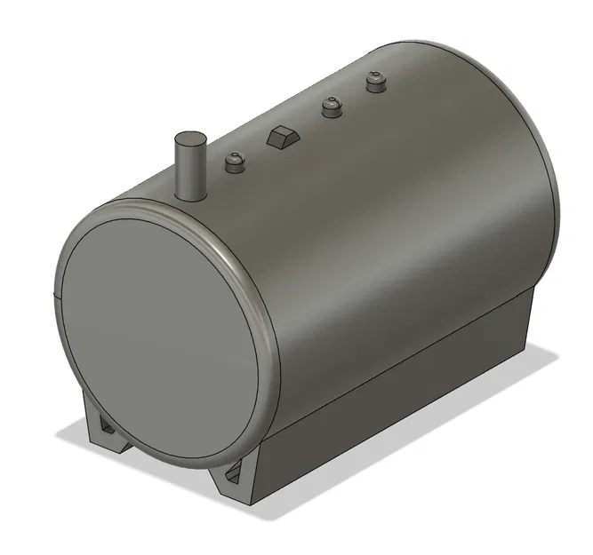 Mô hình thùng nhiên liệu 500 Gallon 1:64 - Image 1