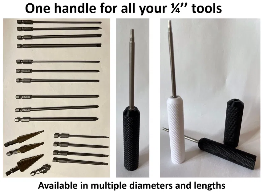 Tay cầm tua vít Hex 1/4’’ - Image 1