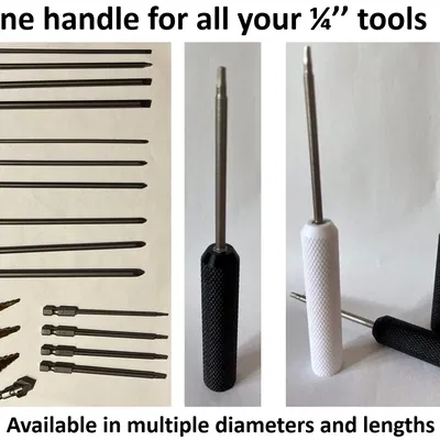 Tay cầm tua vít Hex 1/4’’