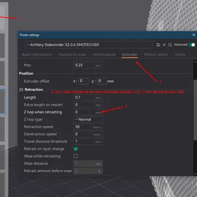 Profile Orca Slicer cho Artillery Sidewinder X2