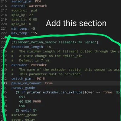 Gá lắp Smart Filament Sensor cho Creality K1