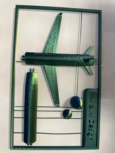 Mô Hình Máy Bay "Print-in-Place" Dễ In - Image 3