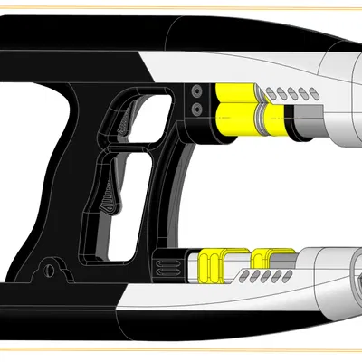 Peter Quill - Star Lords Quad Blaster - Guardians Of The Galaxy