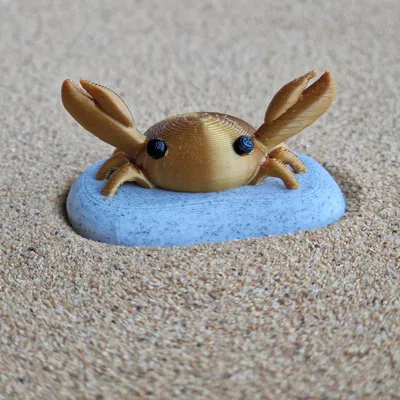 Mô Hình Cua 3D Dễ Thương – Trang Trí Bàn Làm Việc, Quà Tặng Độc Đáo