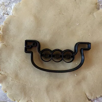 Khuôn Cắt Bánh Hình Thuyền Viking Đẹp Mắt