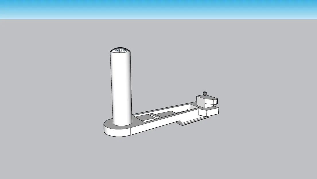 Mô hình 3D Chốt Trượt Slide Stop 1911 chi tiết - Image 1
