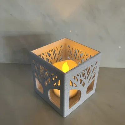 Hộp Silhouette Cây Đựng Nến/Khăn Giấy/Bút – Modern, Nhiều Biến Thể, Decor