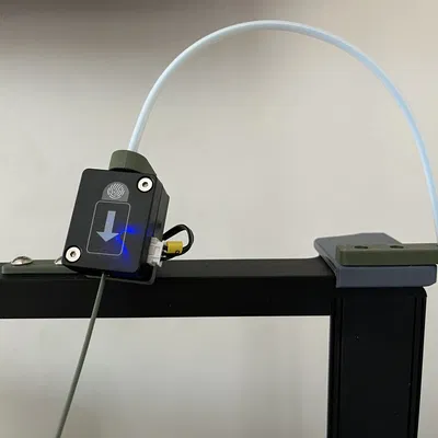 Ngàm gắn Filament Sensor Ender 3 v3 KE kèm PTFE Guide