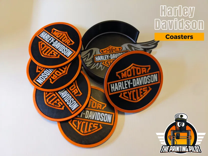 Harley Davidson - Bộ Coasters và Holder Combo - Image 3