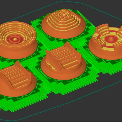 VKB STECS / MCG-U TDC Hat Button Cap Pack v1.1