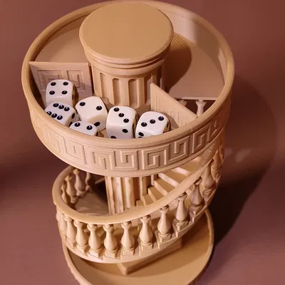 Tháp thả xúc xắc cổ điển (Antique dice Tower)