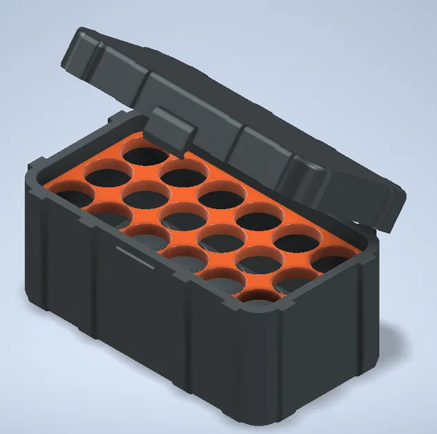 Hộp Đựng Pin 18 Viên AA/AAA Thông Minh Bằng Nhựa In 3D - Image 6