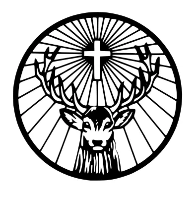 Trang Trí Tường Hình Hươu Jägermeister 3D Độc Đáo - Image 1