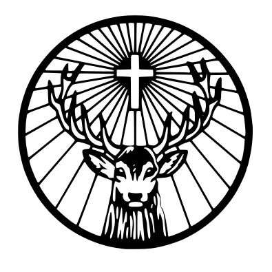 Trang Trí Tường Hình Hươu Jägermeister 3D Độc Đáo