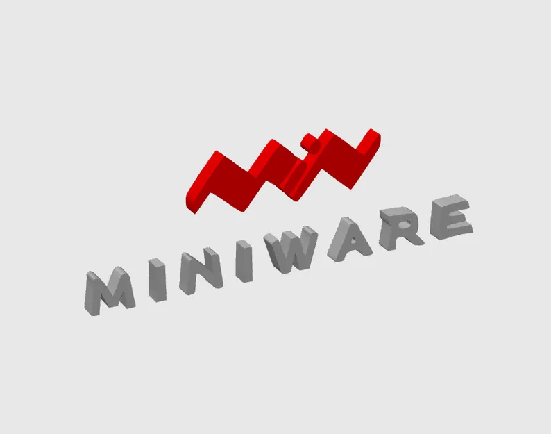 Logo MINIWARE 3D (STL) - Image 1