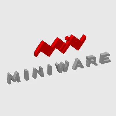 Logo MINIWARE 3D (STL)