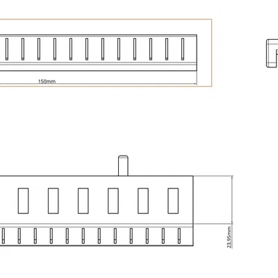 Kệ giữ USB và thẻ SD cho Skadis