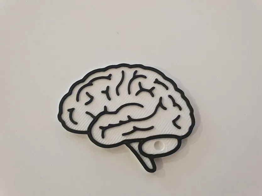 Móc khóa hình não (Brain keychain) - Image 1