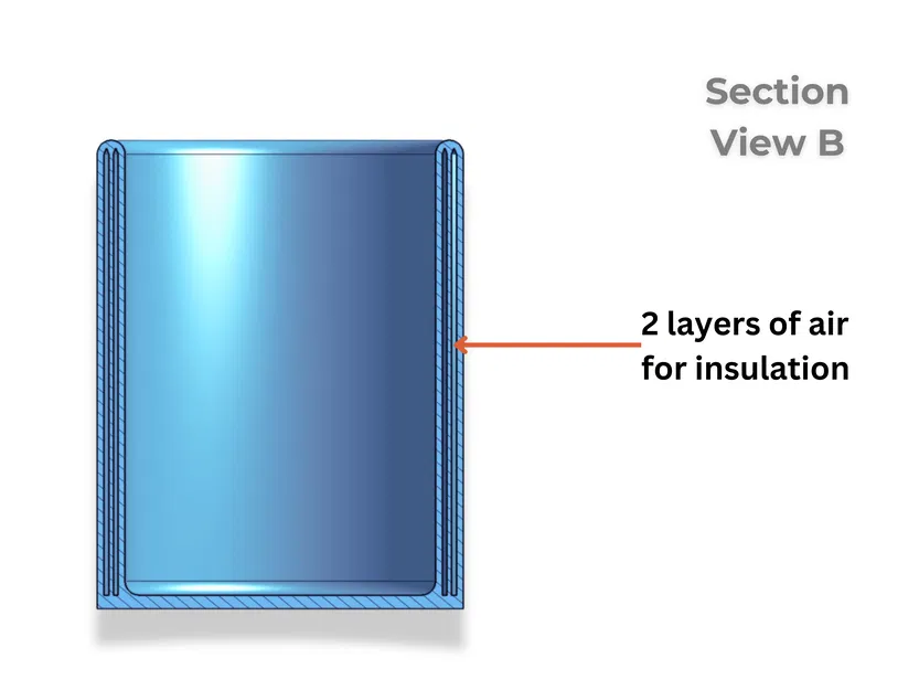 Ống Giữ Lạnh Lon Bia (có túi khí cách nhiệt) - Image 2