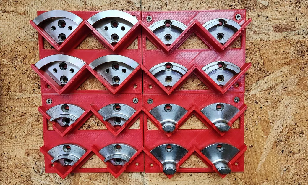 Giá Treo Tường Bộ Ngàm Máy Tiện Midi Lathe (Midi Lathe Jaw Holder) - Image 1