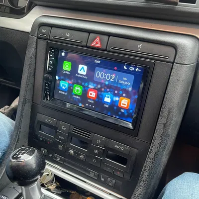 Khung Bọc Radio 2 Din Cho Audi A4 B6