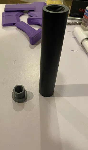 Suppressor Airsoft 14CCW, Có FOAM! - Image 3