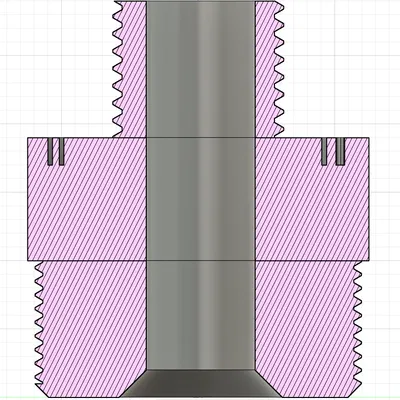 Adapter LDC cho Moderator Air Venturi Avenger (ren 1/2x20)