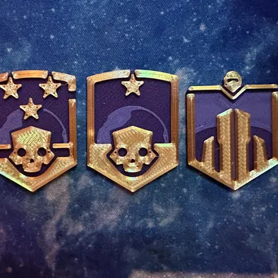 Huy hiệu Cấp bậc Hell Divers 2: Hell Commander, General, 5-Star