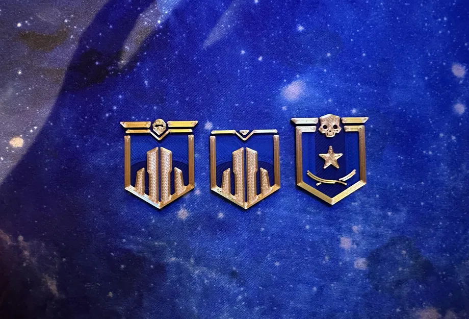 Huy Hiệu Cấp Bậc Game Helldivers 2 Đẹp Mắt - Image 1