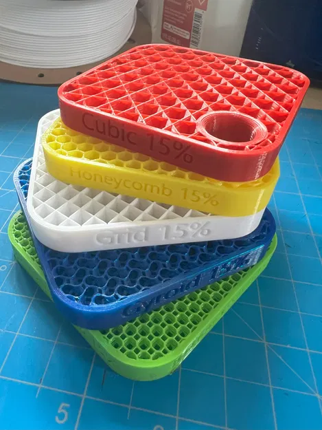 Bộ mẫu tile infill cho in 3D (3D Printing Infill Tile Sample Pack) - Image 2