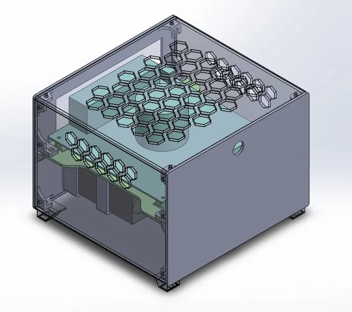 Vỏ PC Mini ITX APU (211x201x156mm) - Image 1