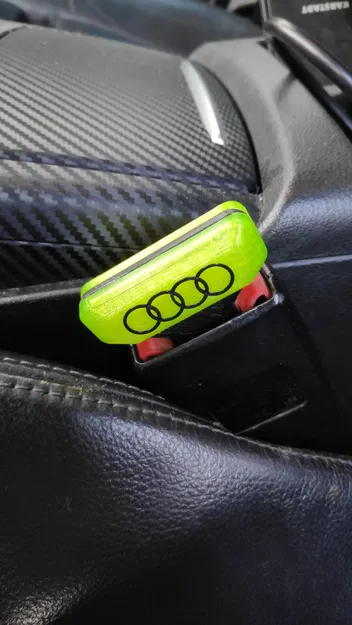 Chốt Cài Dây An Toàn Audi 3D - Phụ Kiện Xe Hơi Độc Đáo - Image 6