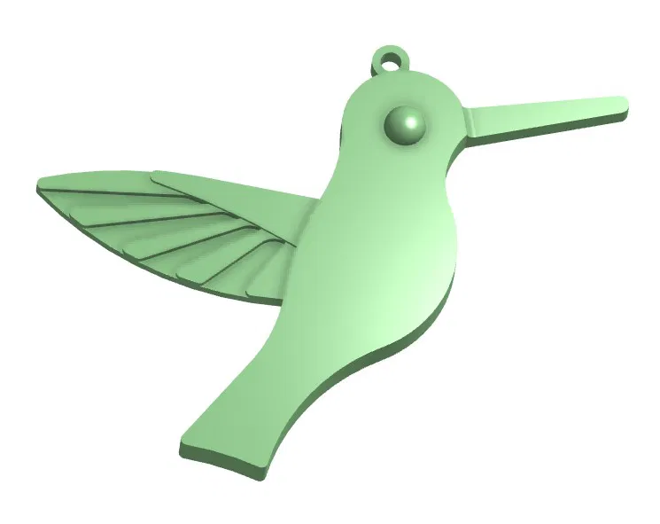 Bông tai chim ruồi (Hummingbird Earring) - Image 3