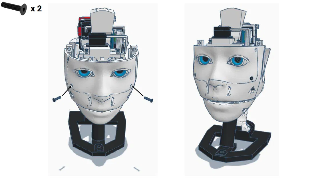 Đầu Robot EZ-inMoov (EZ-inMoov Robot Head) - Image 53