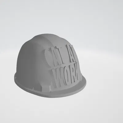 Nón Bảo Hộ "Mèo Đi Làm" Cho Thú Cưng - Phụ Kiện Chụp Ảnh Độc Đáo